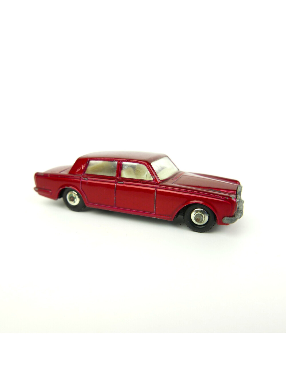 Vintage 1967 Matchbox Lesney No 24 Rolls Royce Silver Shadow Red Made In England